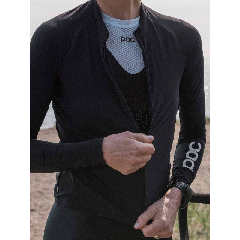 POC ESSENTIAL ROAD W'S LS Cycling Jersey - Black