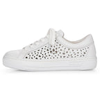 Rieker W RKR641 leather comfort shoes white