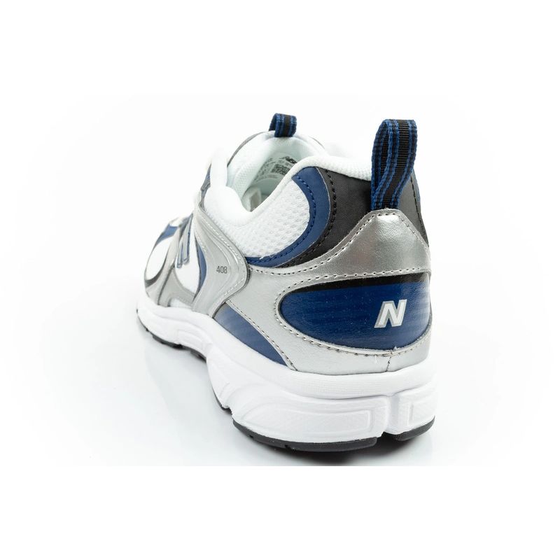 New Balance 408 men's sports shoes sneakers fashionable comfortable white silver