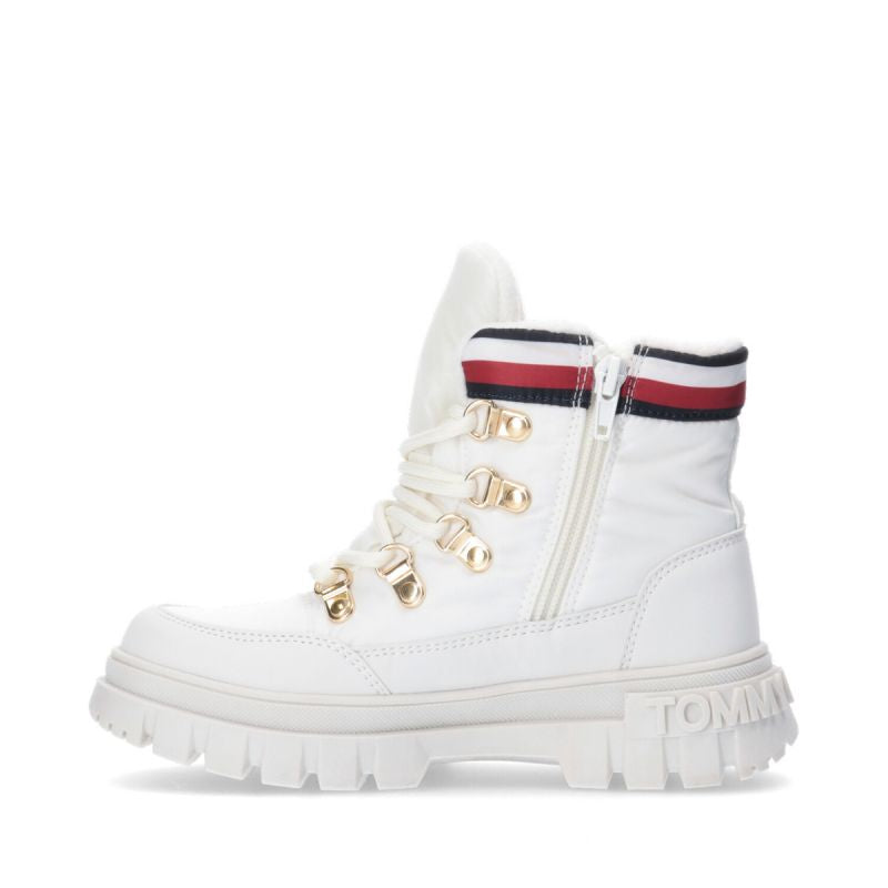 Tommy Hilfiger Lace-Up Bootie Ivory W T3A5-33062-1047101-101 Footwear/Lifestyle/Tommy Hilfiger Tommy Hilfiger