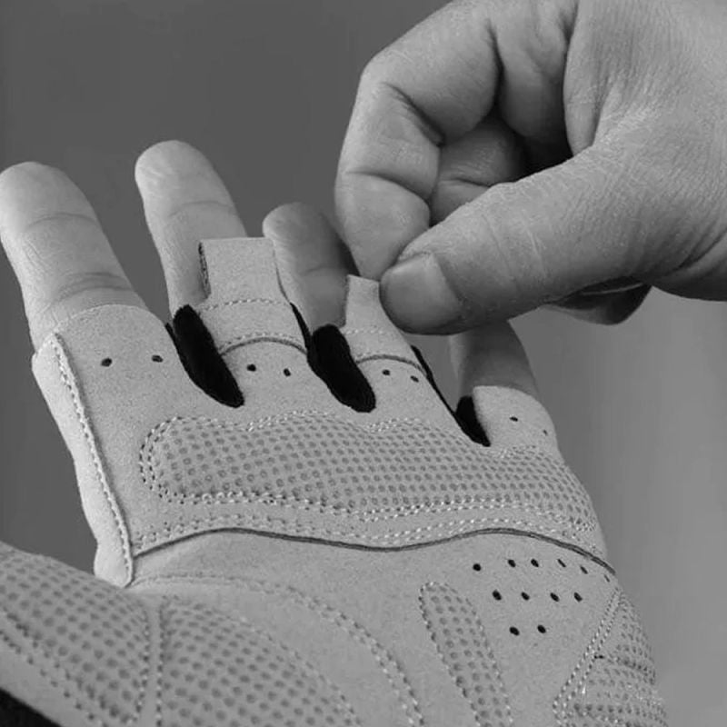 Rockbros S109GR cycling gloves, size M - gray Rockbros