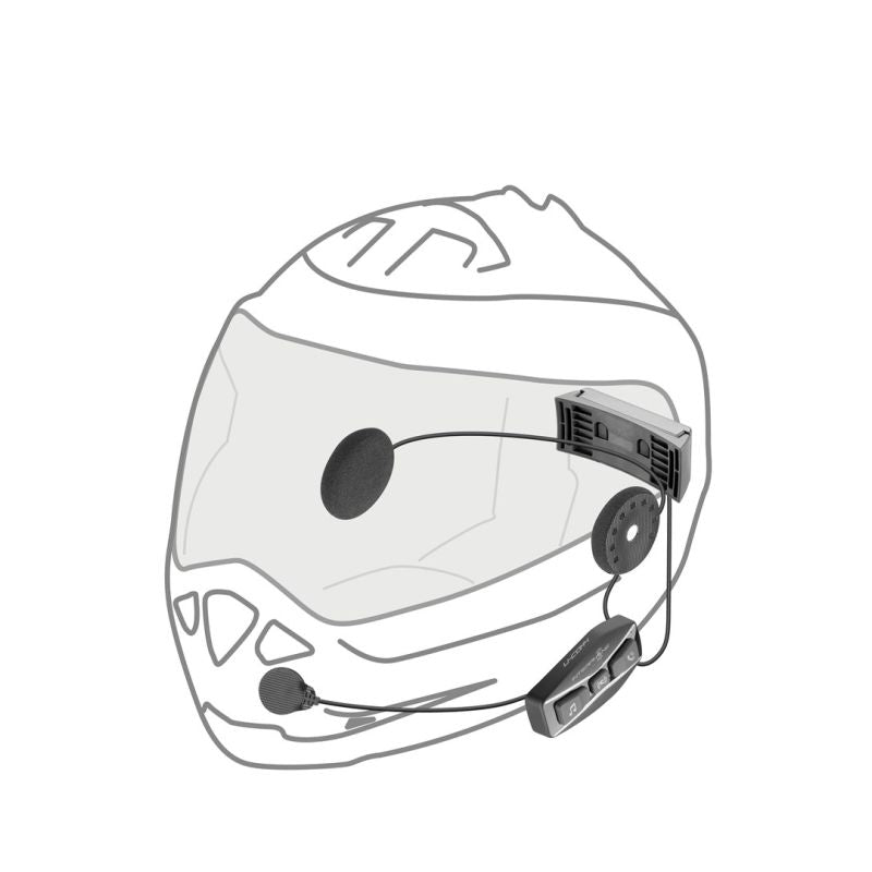 INTERPHONE U-COM 4 motorcycle intercom, set for 1 helmet In preparation Your Sports Performance
