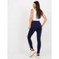 Navy blue basic sweatpants with stripes RUE PARIS (LO-DR-LK-239.14) In preparation Your Sports Performance