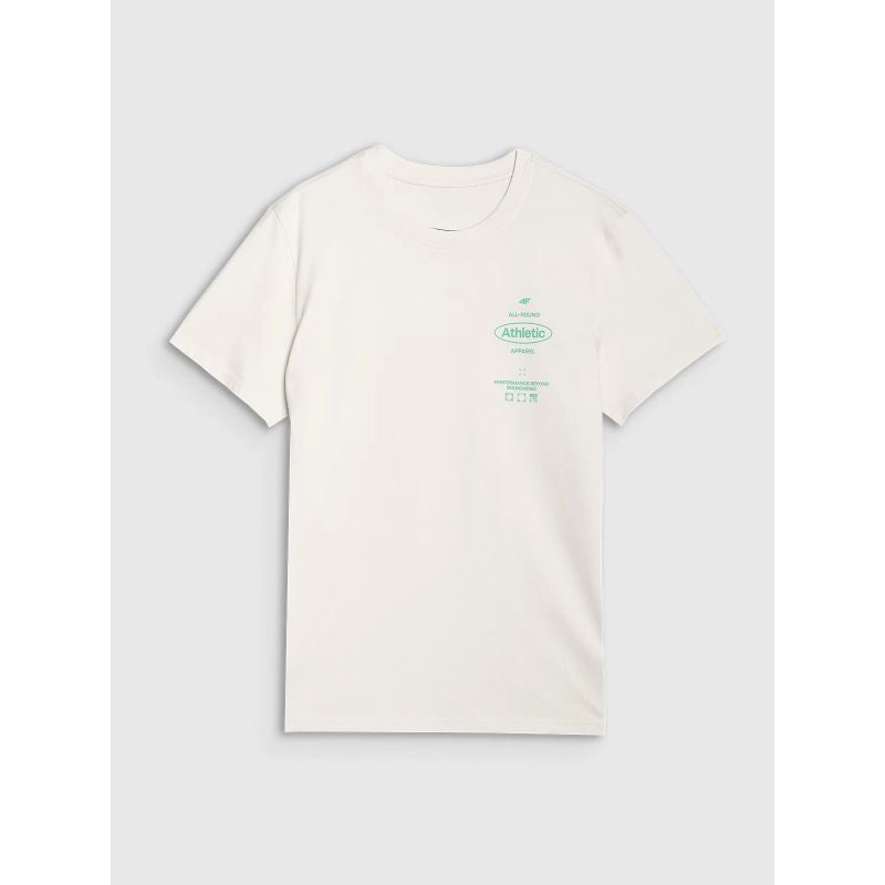Men's regular printed T-shirt 4F 4FRSS25TTSHM2688-11S *Kategoria tymczasowa Your Sports Performance