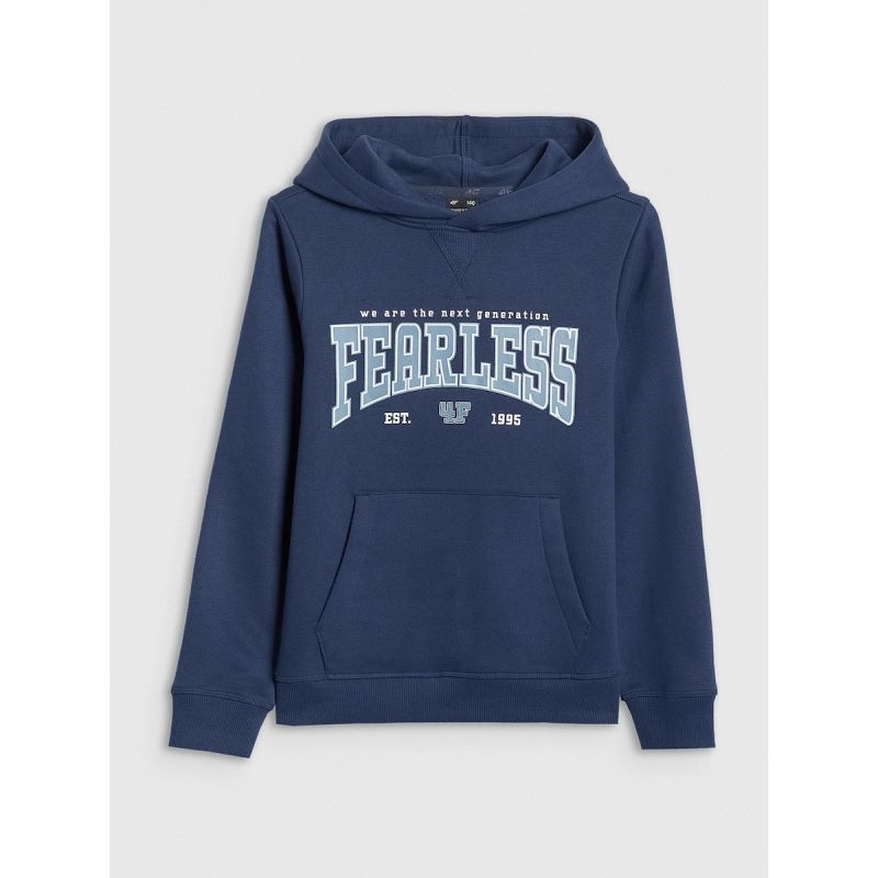 Boy's regular hooded sweatshirt 4F 4FJRSS26TSWSM2637-31S 4f