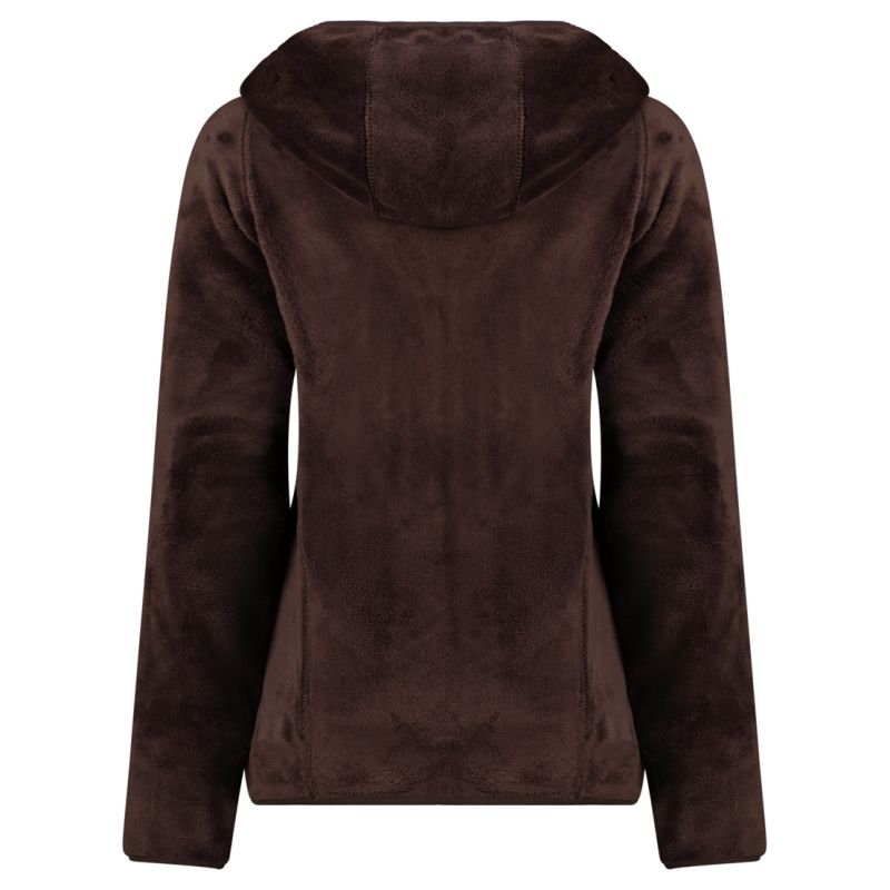 Women’s Fleece Jacket Geographical Norway UPALOOD BROWN DB LADY 047-1 (WZ4176F/GN-BROWN)