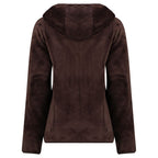 Women’s Fleece Jacket Geographical Norway UPALOOD BROWN DB LADY 047-1 (WZ4176F/GN-BROWN)