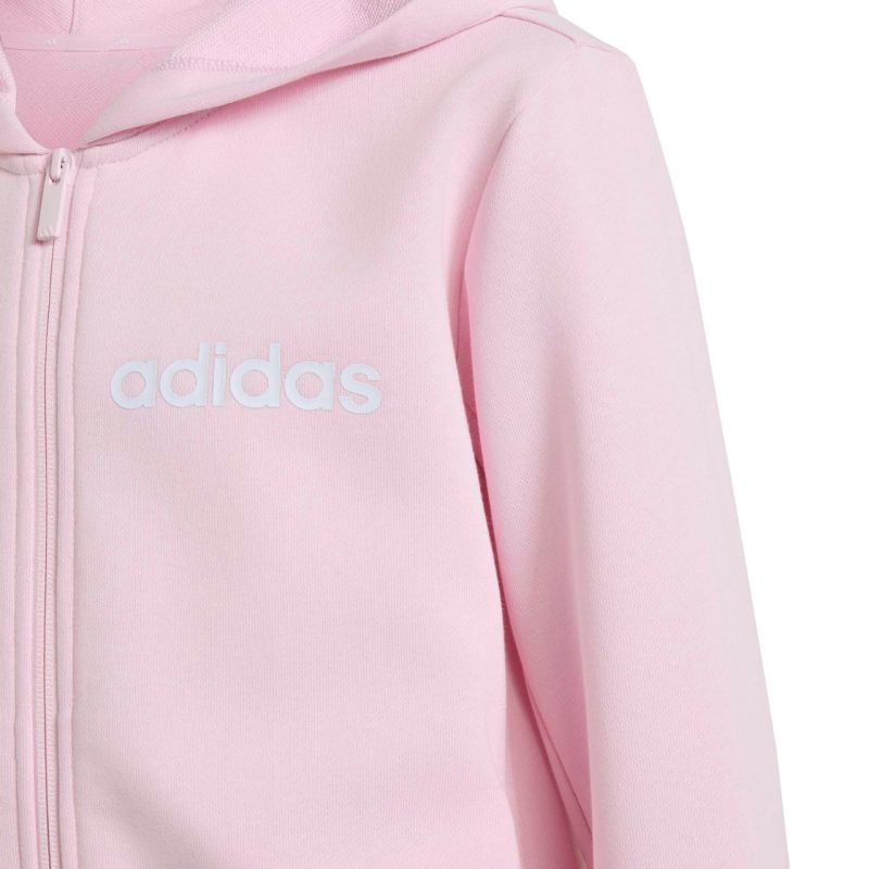 Adidas Essentials Kids Tracksuit Pink and Gray KR6711