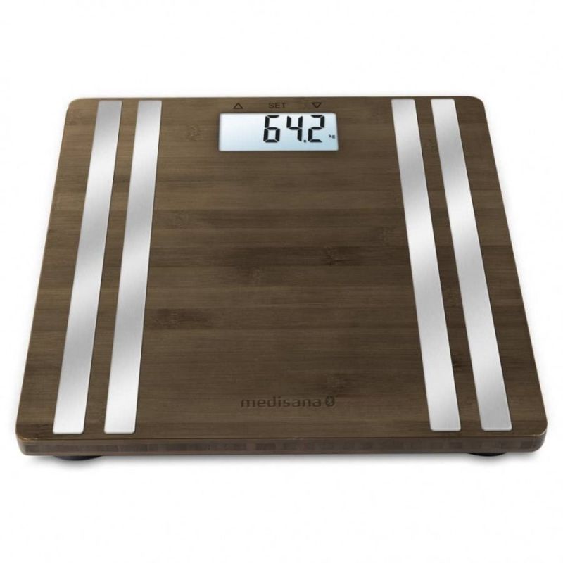 Connect Medisana BS 552 Analytical Scale (Bamboo) AGD - Produkty/Wagi łazienkowe Your Sports Performance