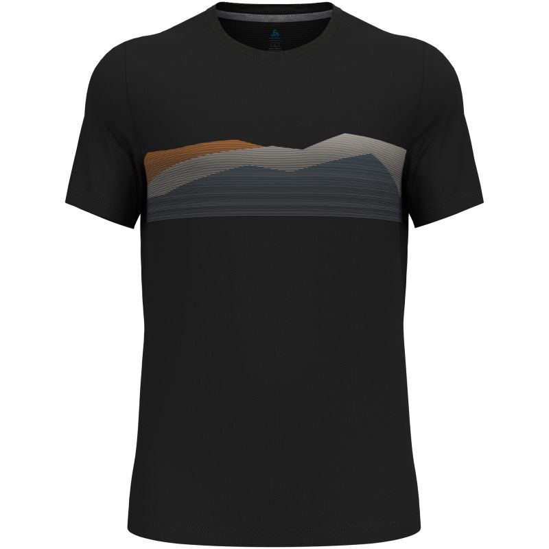 ODLO F-Dry Ridgeline T-Shirt Crew Neck s/s Men's Short-Sleeve T-Shirt, Black