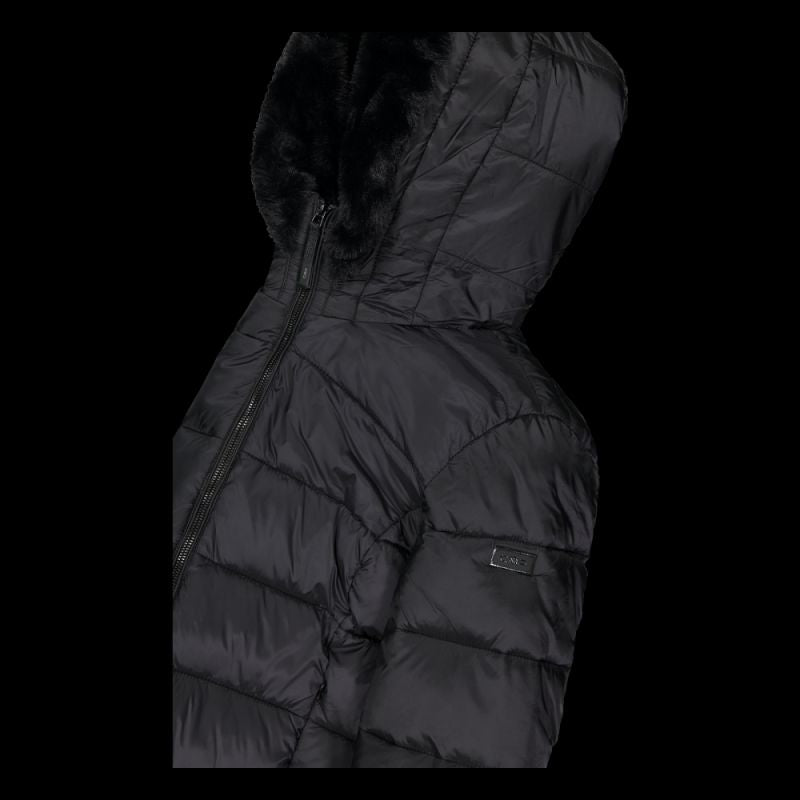 CMP women's winter jacket with hood, sports, insulated, black (34K0036F/U901) CMP
