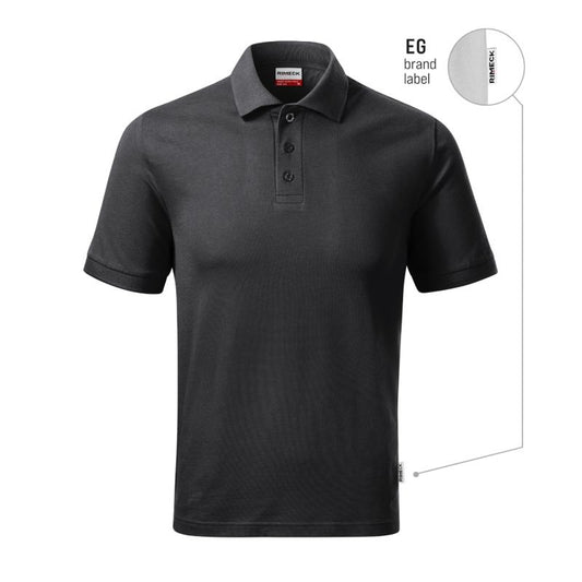 Men's Resist Heavy Polo Shirt (ebony gray 94 (brand label)) Clothing/Lifestyle/T-shirts/Malfini/Polo Your Sports Performance