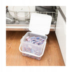 ROTHO Detergent Container 3kg 4.5L Transparent/White Dla zwierząt/Miski, pojemniki i poidełka (uniwersalne) Your Sports Performance