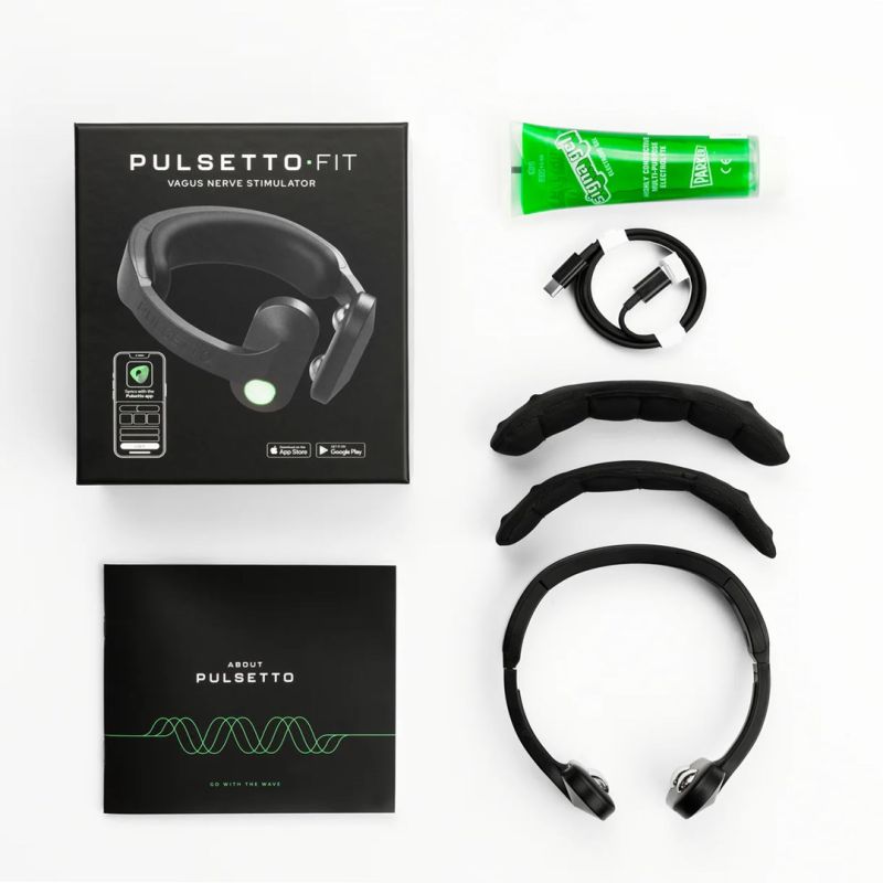Pulsetto FIT Vagus Nerve Stimulator Fizjoterapia i rehabilitacja/Elektrostymulatory Your Sports Performance