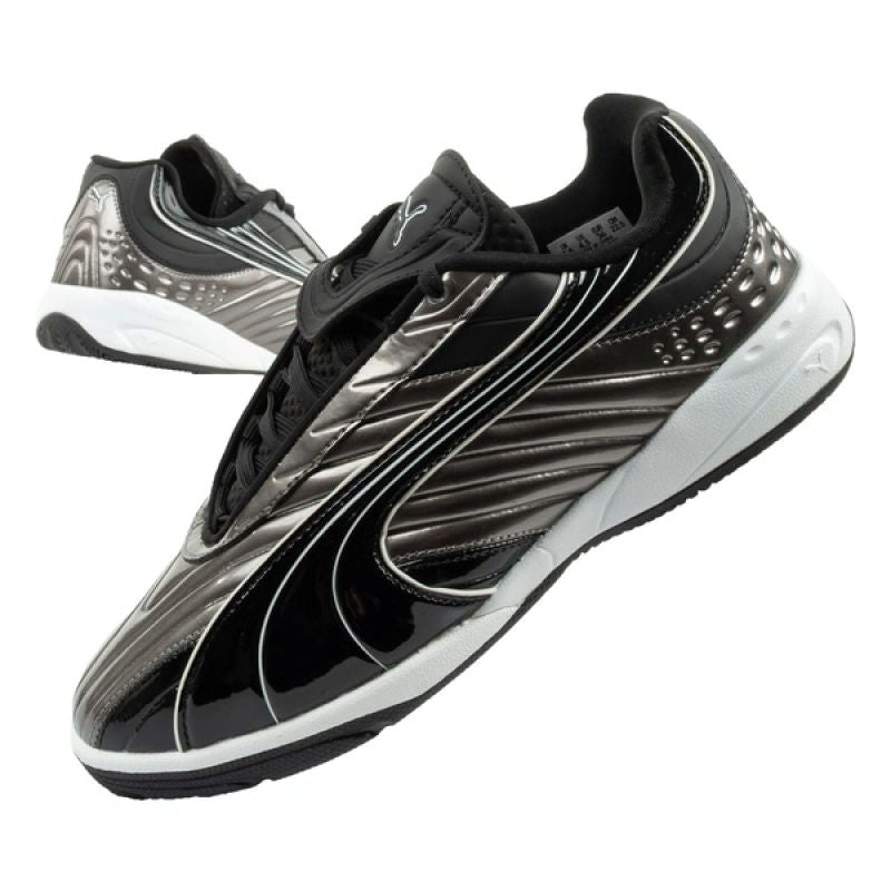 Puma sports shoes sneakers youth V-S2 Goalgetter fashionable silver Puma