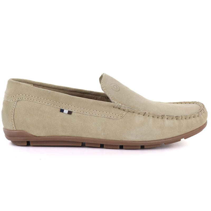Men's beige leather loafers Bugatti TT153108 Bugatti