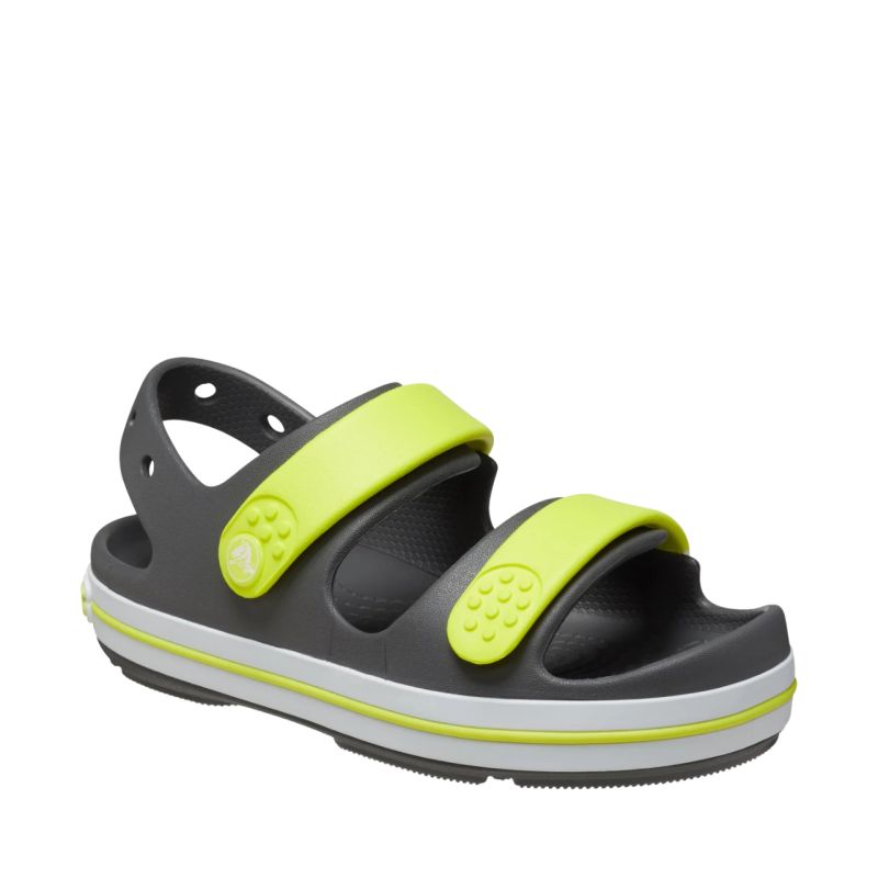 Crocs Crocband Cruiser Graphite Yellow Children's Sandals 209423 1NJ
