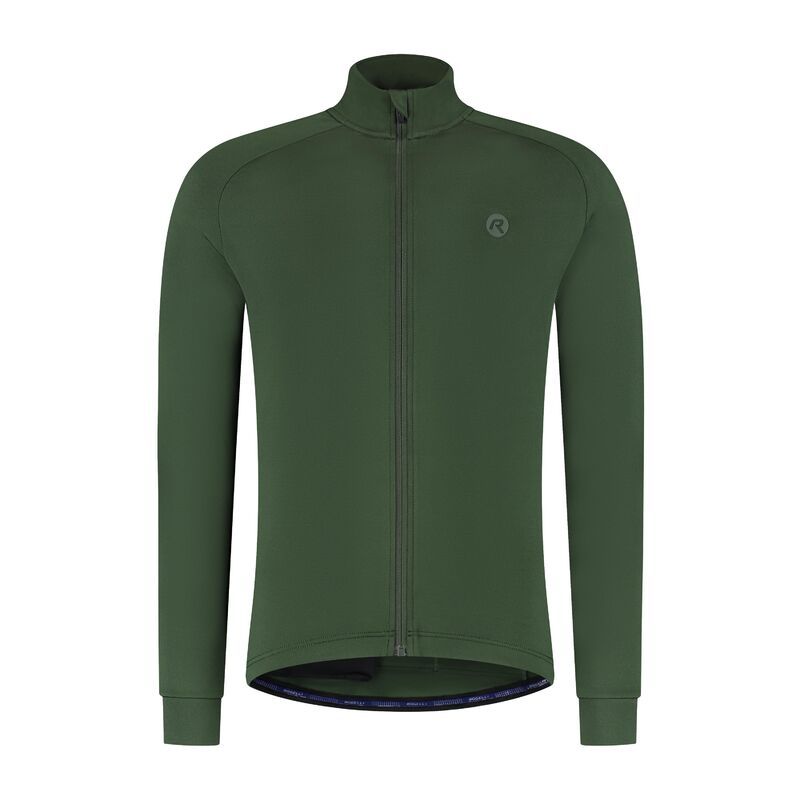 Rogelli ESSENTIAL II long sleeve t-shirt green 2XL Rogelli/Rower/Men/Koszulki Długi Rękaw Your Sports Performance