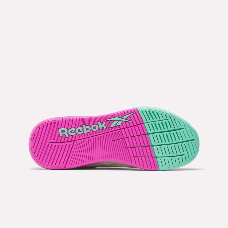 Reebok NANO X5 EDGE CHALK/VIRTUAL PINK/ATOMIC AQUA sneakers (100249420) Reebok