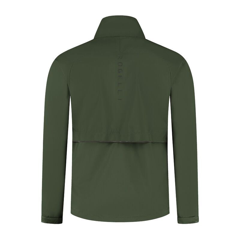 Rogelli ESSENTIAL green running jacket L Rogelli/Bieganie/Men/Kurtki Your Sports Performance
