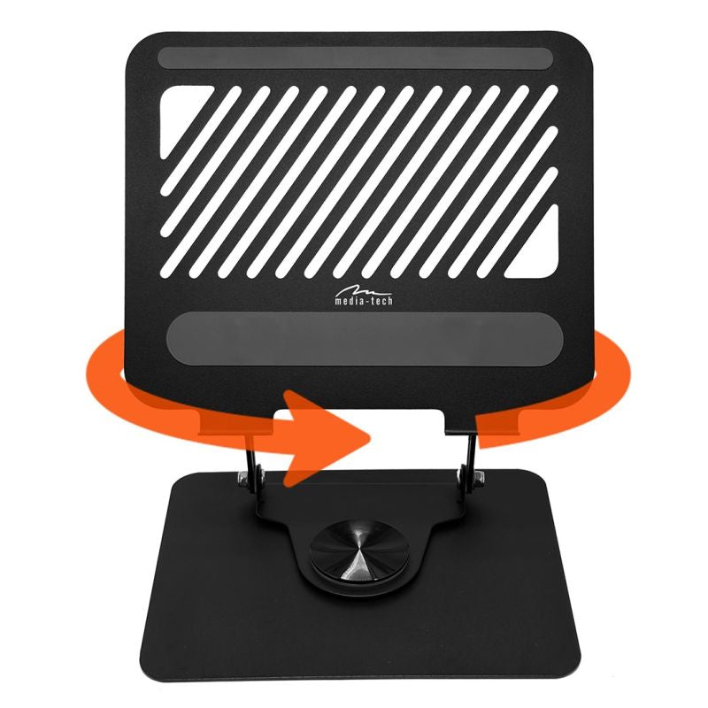 MEDIA-TECH ADJUSTABLE, ROTATABLE, ERGONOMIC LAPTOP STAND ROTO MT2662 Chłodzenie/Podstawki pod notebooki Your Sports Performance