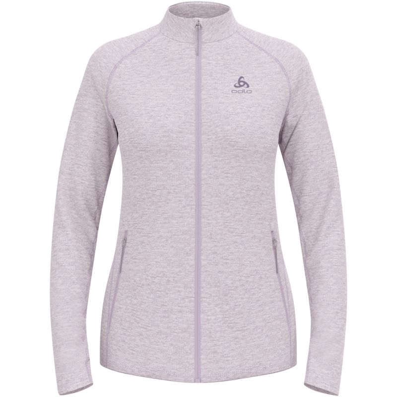 Women's ODLO Mid Layer Full Zip TENCIA Jacket, Purple