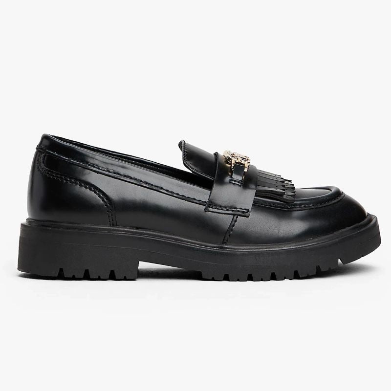 Tommy Hilfiger women's loafers LOW CUT SHOE T3A4-34011-1453999 999 BLACK WD