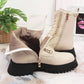 Leather ankle boots with a chain insulated Artiker W HBH40 Footwear/Outdoor/Artiker Your Sports Performance