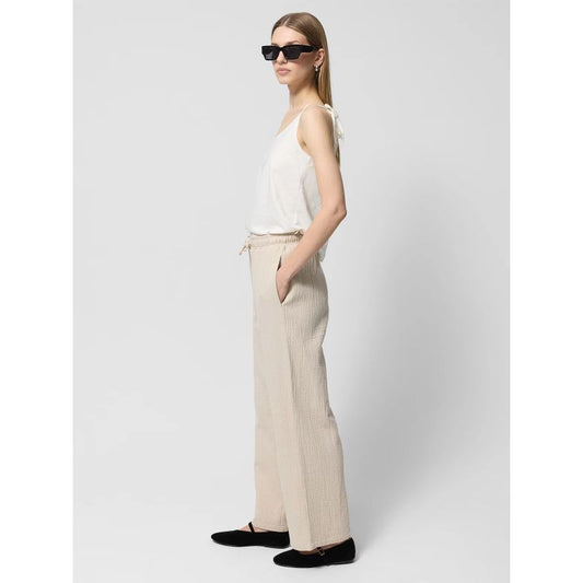 Women's Outhorn Cotton Muslin Trousers OTHWSS24TTROF1017-83S *Kategoria tymczasowa Your Sports Performance