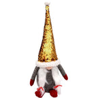DECORATIVE gnome with magic sequins 35cm gray Home and Garden/Equipment Your Sports Performance