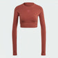 T-shirt adidas by Stella McCartney Truestrengh Crop Longsleeve Top W HR2196 Clothing/Training Adidas