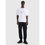 Men's oversized printed T-shirt 4F 4FRAW25TTSHM3257-10S 4f