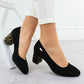 Suede high heel pumps Sergio Leone W SK314D black Footwear/Lifestyle/Sergio Leone Your Sports Performance