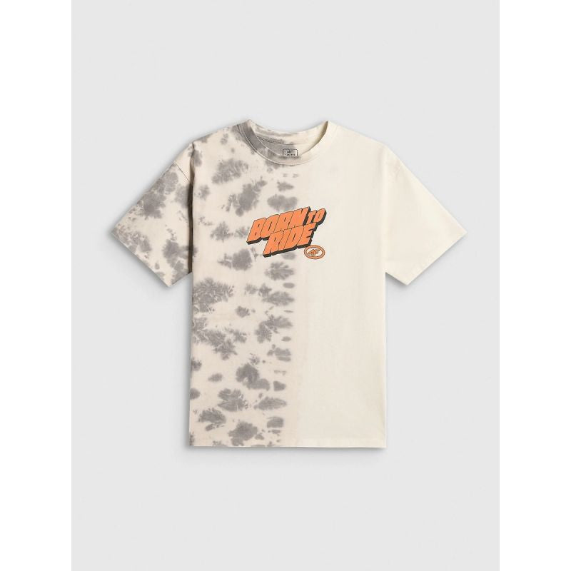 Boy's cotton T-shirt 4F 4FJRSS26TTSHM4168-91A