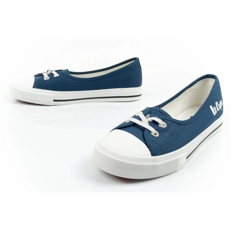 Lee Cooper shoes women's sneakers sporty blue slip-on ballet flats