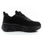 Skechers Bobs B Flex women's sneakers fashionable black Skechers