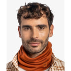 BUFF MERINO HEAVYWEIGHT NECK WARMER SOLID CINNAMON bandana Odzież militarna/Chusty, arafatki, kominy Your Sports Performance