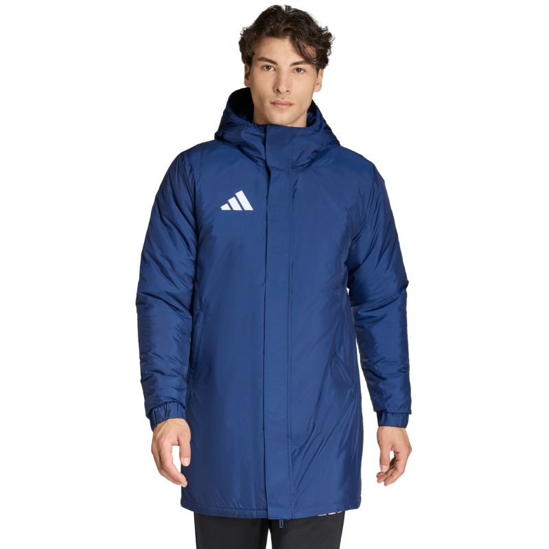 Men's adidas Entrada 26 Stadium Jacket Navy Blue JZ6669 To be categorized Your Sports Performance