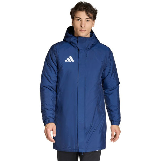 Men's adidas Entrada 26 Stadium Jacket Navy Blue JZ6669 To be categorized Your Sports Performance