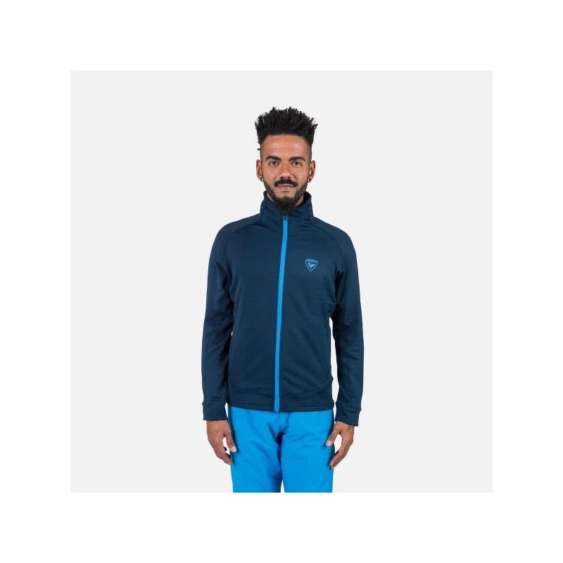 Rossignol Blackside Fleece Fz Navy Blue Sweatshirt Rossignol