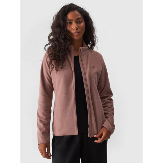 Regular women's fleece with stand-up collar 4F 4FWMM00TFLEF294-83S *Kategoria tymczasowa Your Sports Performance