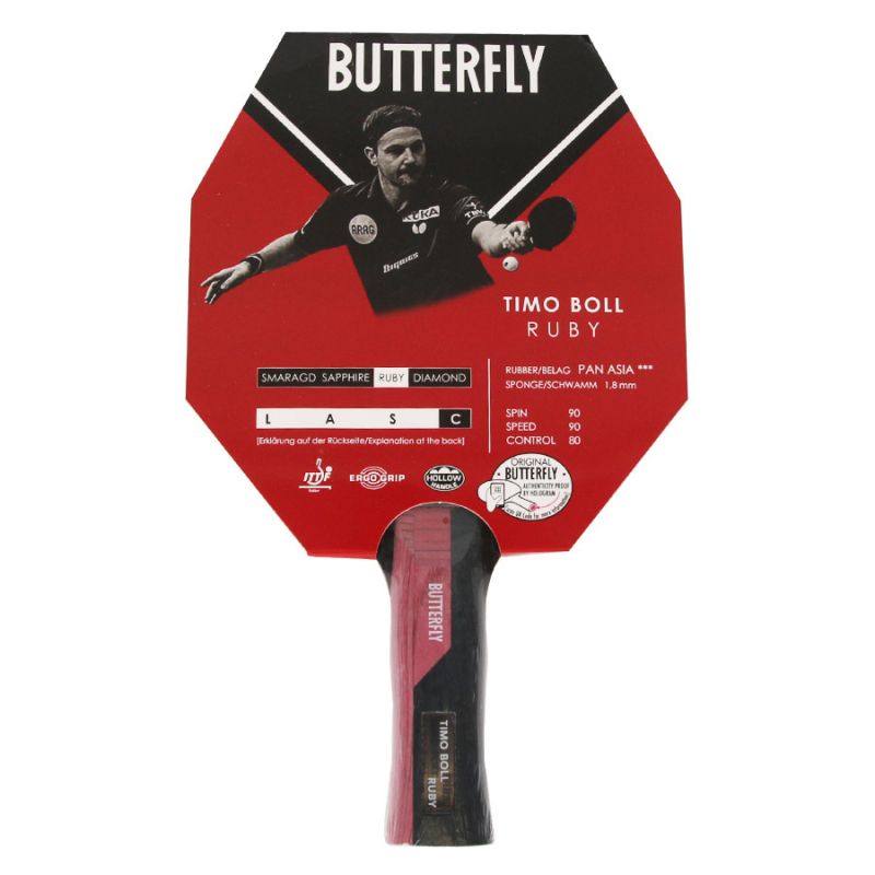 Table tennis bat Butterfly Timo Boll Ruby S841445 Accessories/Rackets and accessories Your Sports Performance