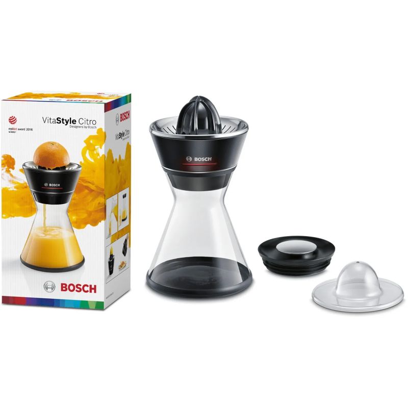 BOSCH MCP72GPB citrus juicer (40W; 1l; black, transparent) AGD - Produkty/Wyciskarki do cytrusów Your Sports Performance