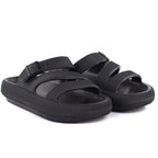 Women's sports flip-flops with a thick sole for the pool, black Big Star TT274A037 To be categorized Your Sports Performance
