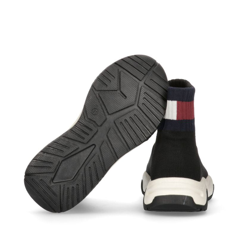 Tommy Hilfiger Sock Sneaker Black W shoes T3A9-33007-0702999-999 Footwear/Lifestyle/Tommy Hilfiger Tommy Hilfiger