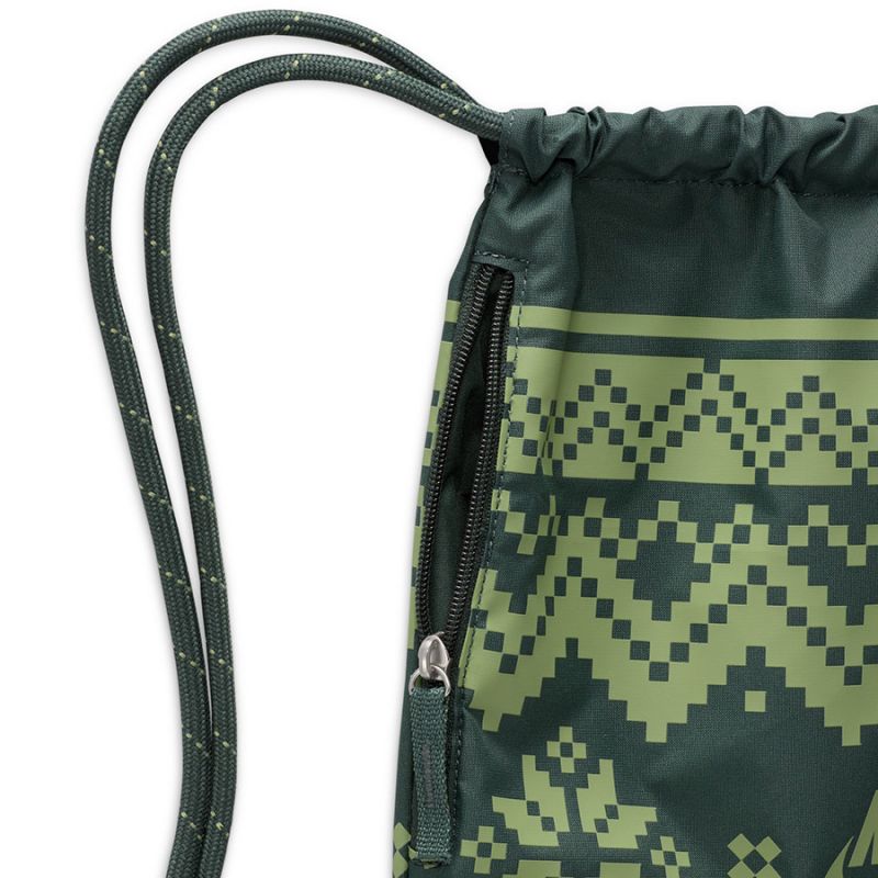 Nike Drawstring Backpack-Fair Isle FZ7287-338 Accessories/Sachets / Belts / Bags Your Sports Performance
