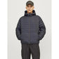 Jack&amp;Jones Jjestate Packable Puffer Hood Noos M 12256983ASPHALT Clothing/Outdoor/Jack & Jones Your Sports Performance