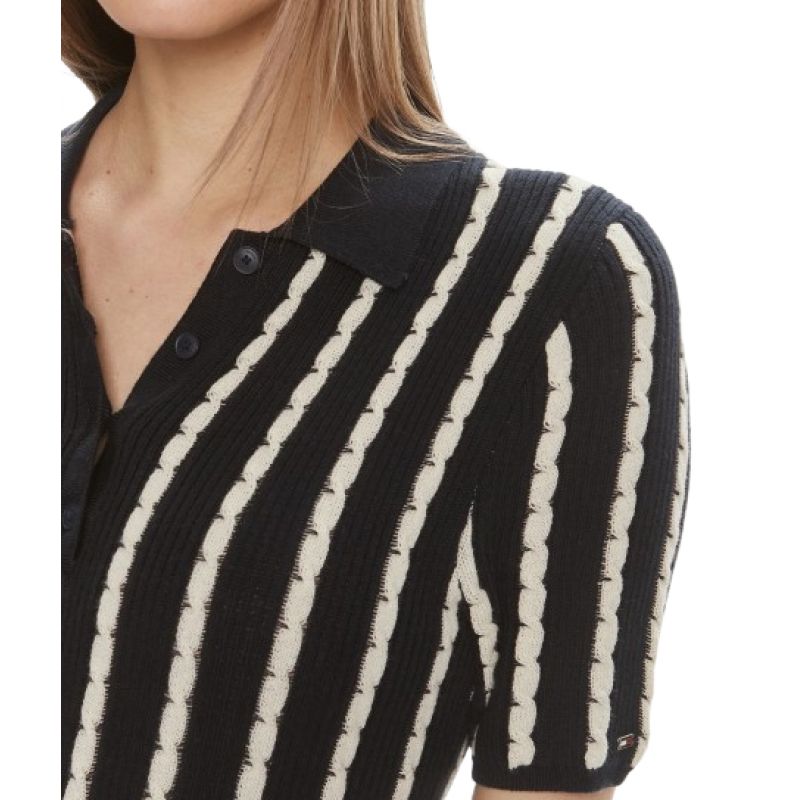 Tommy Hilfiger Cable F&F Polo SS W Dress WW0WW41748 Clothing/Lifestyle/Tommy Hilfiger Tommy Hilfiger