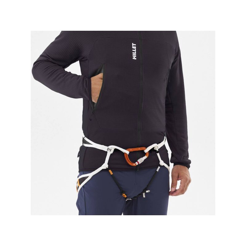 MILLET M Fusion Grid Hoodie Jacket Black