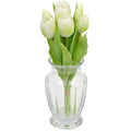 BOUQUET OF 7 WHITE TULIPS 31 CM LIFE-LIKE SPRING DECORATION Home and Garden/Equipment Your Sports Performance